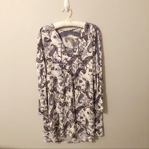 ALTAR’D STATE purple paisley printed dress